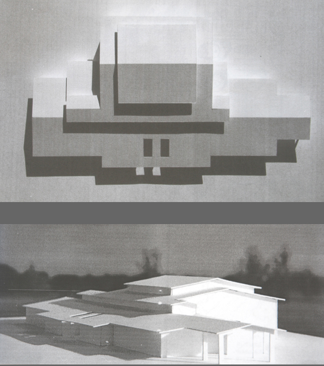 Watauga Community Recreation Center, ENR architects with LBL Architects, Watuaga, TX 76148 - Study Model